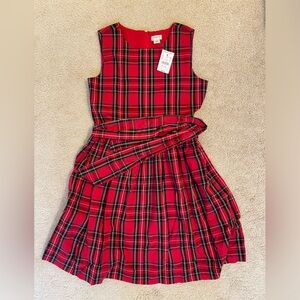 Crew Cuts Factory Tartan Plaid Holiday dress